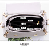 Texture Women's Shoulder Bag All-match Handbag for Autumn