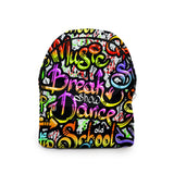 Anime Graffiti Student Backpack 3D Print Oxford Waterproof Casual Travel Bag