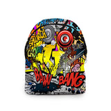 Anime Graffiti Student Backpack 3D Print Oxford Waterproof Casual Travel Bag