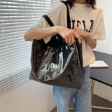 Large-Capacity Clear Shoulder Bag for Women