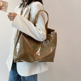 Large-Capacity Clear Shoulder Bag for Women