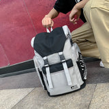Lightweight Preppy Backpack Schoolbag Students Men Women School Bags
