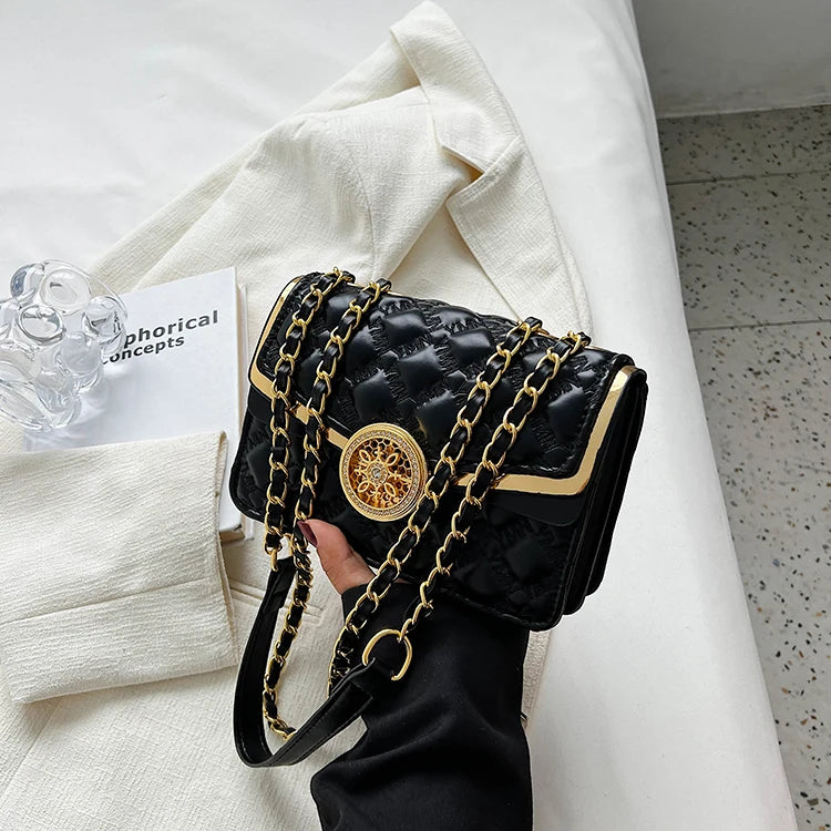 Vintage Crossbody Chain Handbags Women Shoulder Bags Ladies Totes