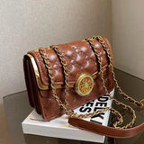 Vintage Crossbody Chain Handbags Women Shoulder Bags Ladies Totes