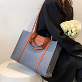 Canvas Tote Bag Shoulder Bag Women Handbag Large Capacity Travel Clutch