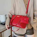 Pleated Women's Handbag Large Tote Shoulder Crossbody Bag