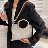 Bling Rhinestones Evening Handbag Chain Shoulder Crossbody Tote