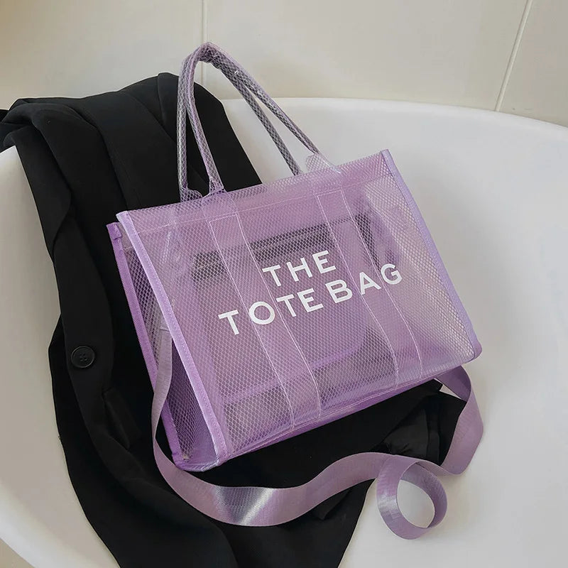 Transparent PVC Handbag Purses Shoulder Crossbody Bag for Women