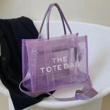Transparent PVC Handbag Purses Shoulder Crossbody Bag for Women