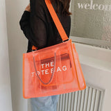 Transparent PVC Handbag Purses Shoulder Crossbody Bag for Women