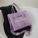 Transparent PVC Handbag Purses Shoulder Crossbody Bag for Women