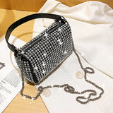 Bright Diamond Shoulder Bag Women PU Leather Crossbody Bag
