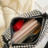 Bright Diamond Shoulder Bag Women PU Leather Crossbody Bag