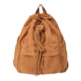 Vintage Canvas Backpack Laptop Girl Retro Travel Bag Women School Bag