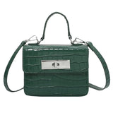 Crocodile Pattern Messenger Women Handbag