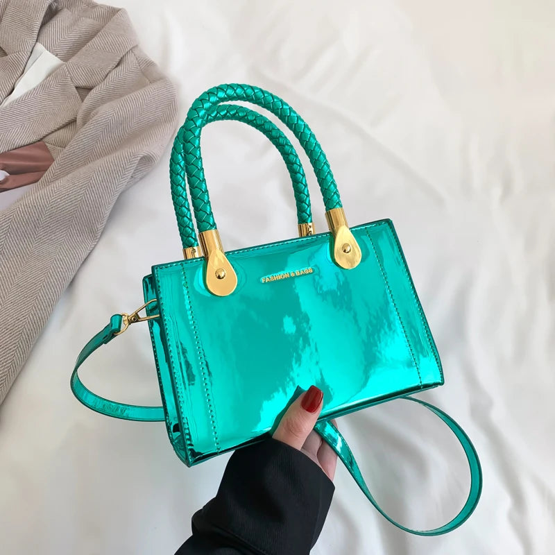 Mirror Surface Handbags Women Shoulder Crossbody Bags Ladies Messenger Totes