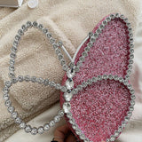 Shine Butterfly Evening Bags Clutch for Women