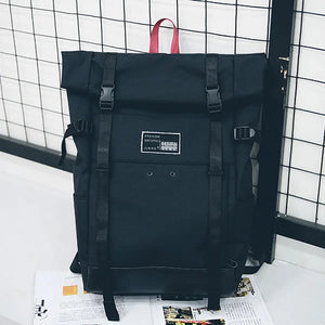Fashionable Oxford Cloth Double Shoulder Backpack Large Bag