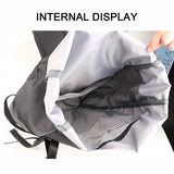Fashionable Oxford Cloth Double Shoulder Backpack Large Bag