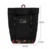 Fashionable Oxford Cloth Double Shoulder Backpack Large Bag