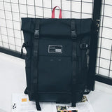 Fashionable Oxford Cloth Double Shoulder Backpack Large Bag