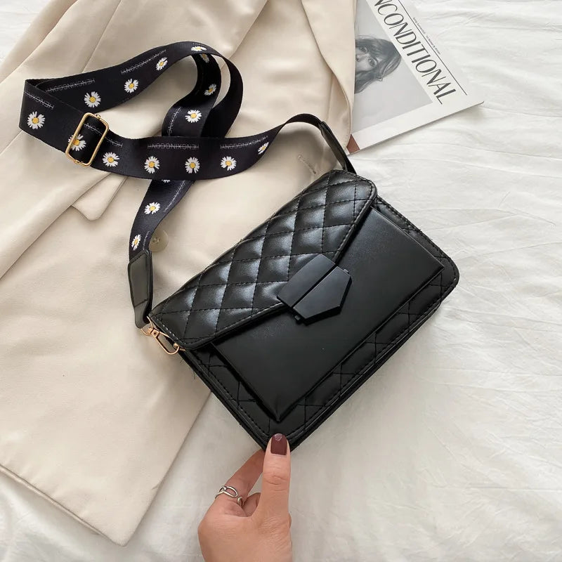Embroidered Thread Printed Shoulder Bag for Summer
