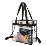 Women's PVC Transparent Shoulder Bag Gym Travel Beach Waterproof Bag