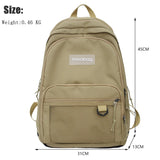 Waterproof Travel School Backpack Men Women Leisure Book Bags