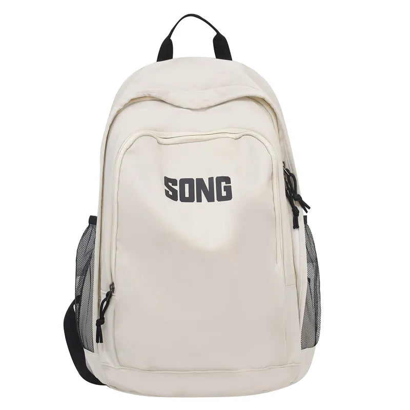 Girl Pink Waterproof Travel School Bag Lady High Capacity Backpack