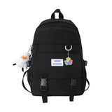 Girl Waterproof Travel Backpack Nylon Women Shoulder Bag