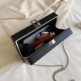 Hundred Dollar Bill Box Clutch Handbag Shoulder Bag
