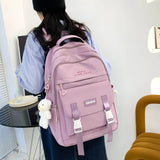 Lady Student Bag Female Laptop Leisure College Backpack