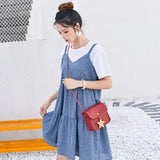 Leather Ladies Bags PU Shoulder Bag Laser Small Square Bag