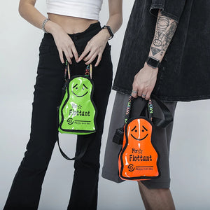 Men's Small PVC Cartoon Crossbody Bag Casual Tote Bag
