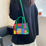 Summer Shoulder Bag Chains Crossbody Messenger Purse PU Leather Handbag