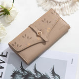 Women's Long Wallets Printed Buckles Clutches Purse