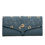 Women's Long Wallets Printed Buckles Clutches Purse