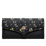 Women's Long Wallets Printed Buckles Clutches Purse
