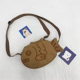 Cartoon Shoulder Messenger Bag Girls Mini Canvas Bags for Women