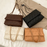 Plaid Women Shoulder Bag Chain Crossbody Bags Handbags