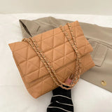 Plaid Women Shoulder Bag Chain Crossbody Bags Handbags