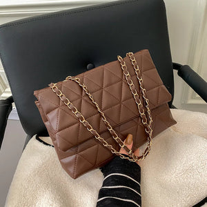 Plaid Women Shoulder Bag Chain Crossbody Bags Handbags