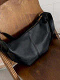 Pleated Shoulder Bag Women Soft PU Leather Crossbody Tote Bag Cloud Hobo Bolsas