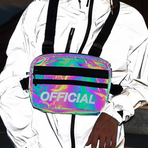 Reflective Chest Bag HipHop Tactical Chest Utility Bags G172