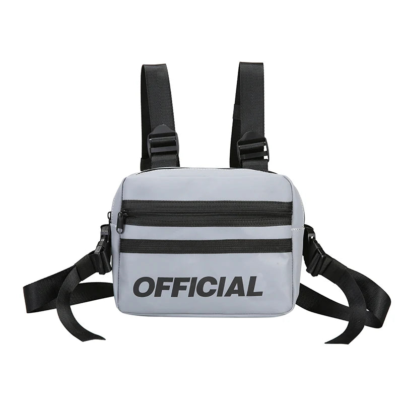 Reflective Chest Bag HipHop Tactical Chest Utility Bags G172