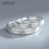 925 Sterling Silver Drawing Couple Wedding Rings Engagement Anniversary