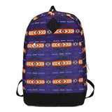 Teenagers Travel School Backpack Nylon High Capacity Zippered Bag