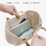 Canvas Tote Bag Shoulder Bag Sen Series Art Dumpling Bag