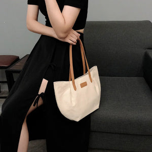 Canvas Tote Bag Shoulder Bag Sen Series Art Dumpling Bag