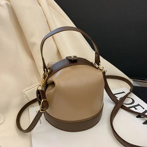 Western Style Small Bucket Bag Female Shoulder Bag Autumn Winter Net Red